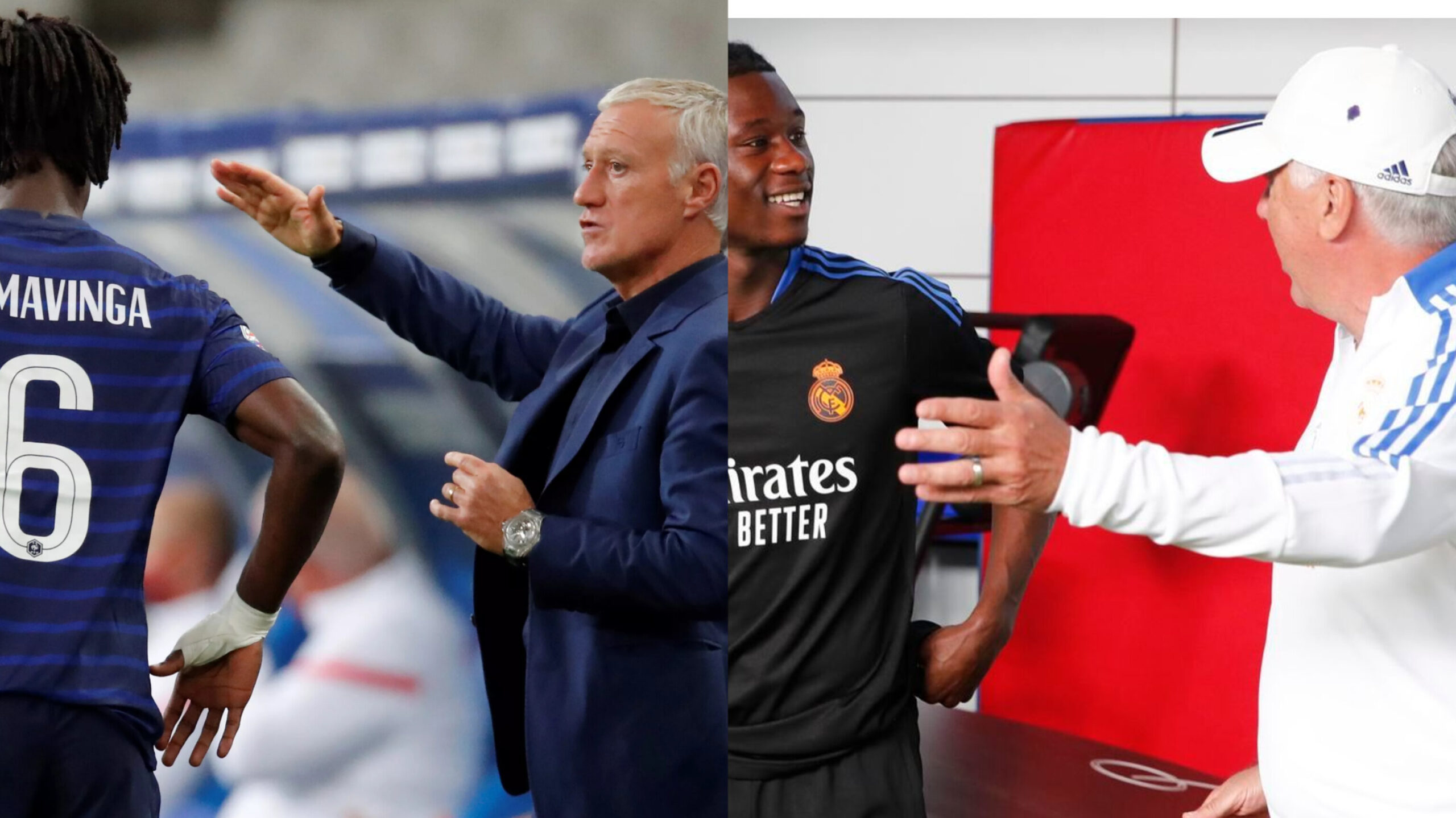 Camavinga a tranché entre Carlo Ancelotti et Didier Deschamps