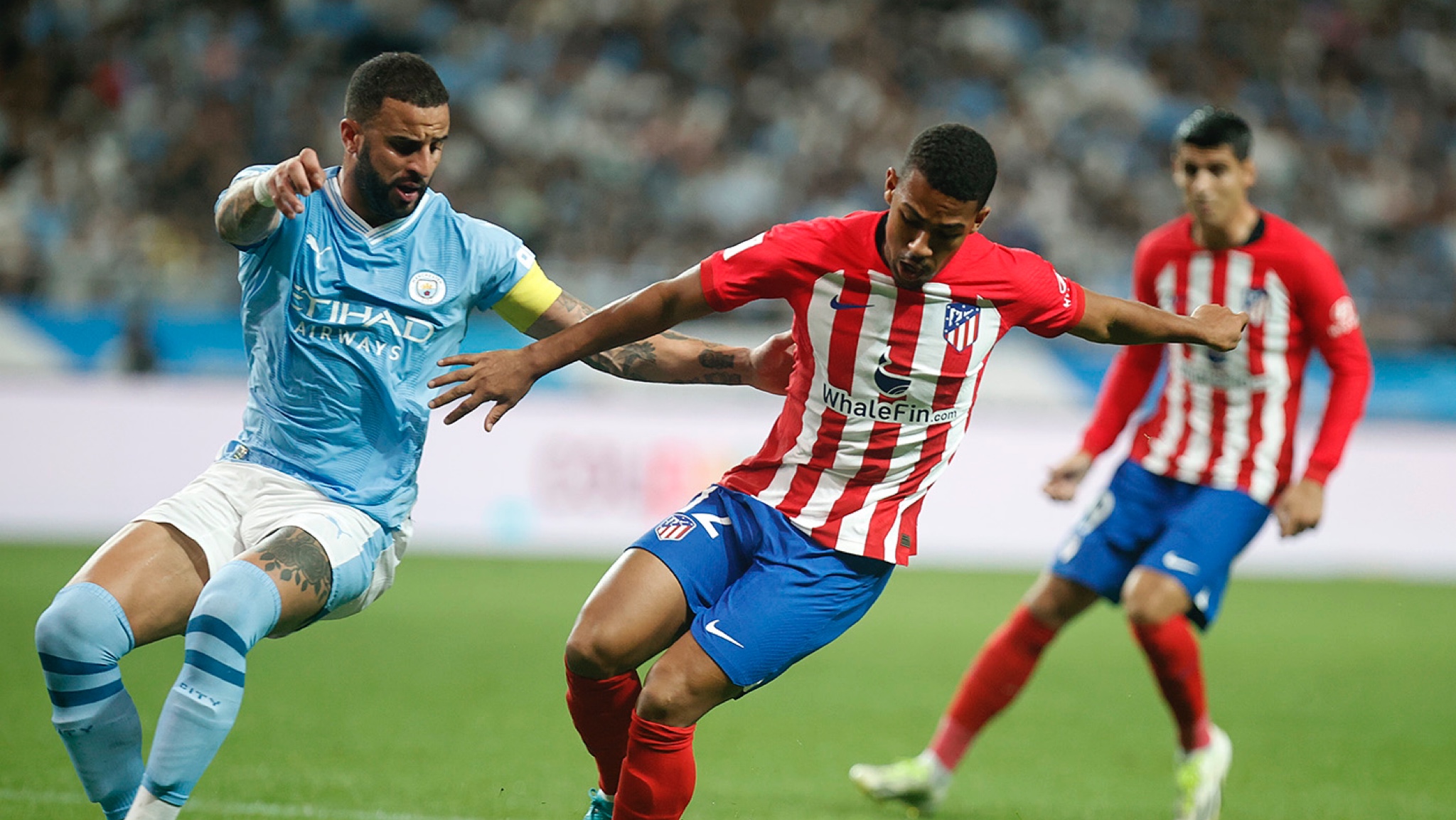 Amical LAtletico Madrid Soffre Manchester City