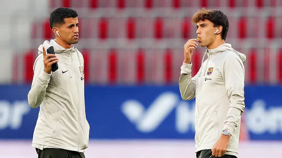 Barça Laporta met les choses au clair sur lavenir de Félix et Cancelo