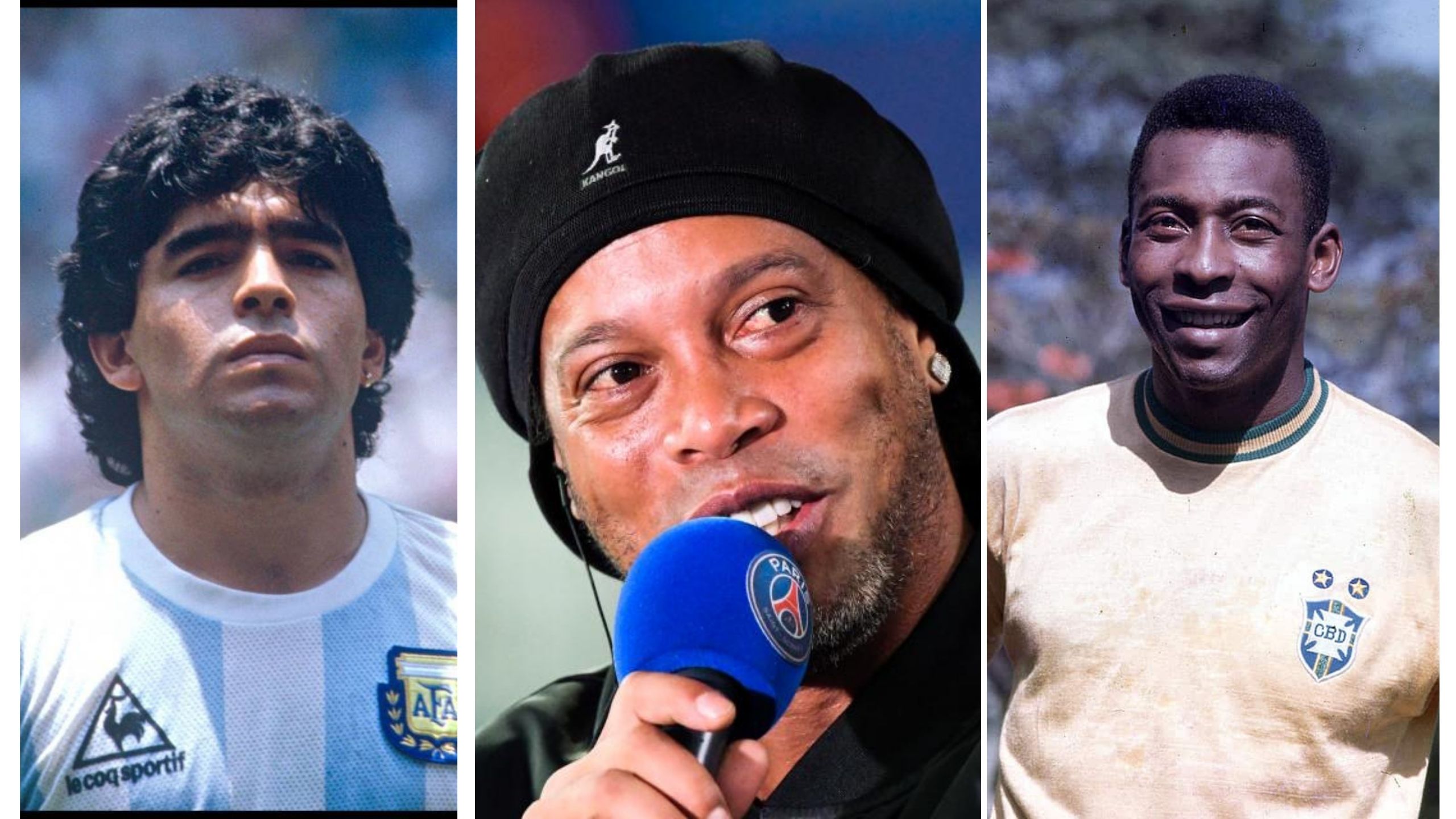 Ronaldinho était meilleur que Zidane, Pelé et Maradona
